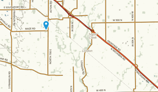 Fairland, Indiana Map