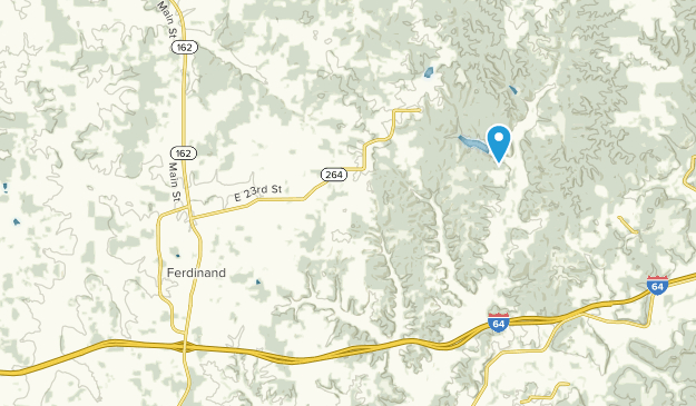 Ferdinand, Indiana Map