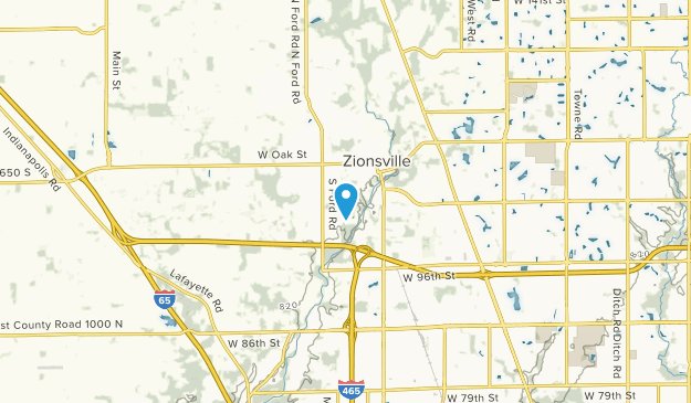 Fox Hollow, Indiana Map
