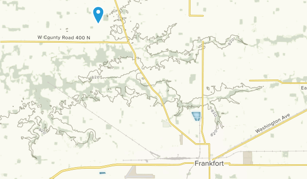 Frankfort, Indiana Map