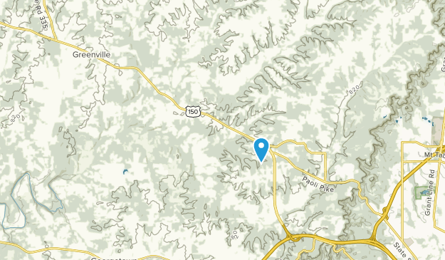 Galena, Indiana Map