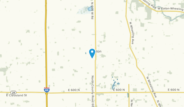 Gaston, Indiana Map