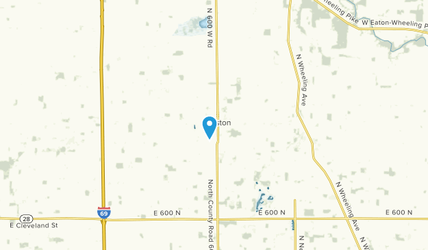 Gaston, Indiana Map