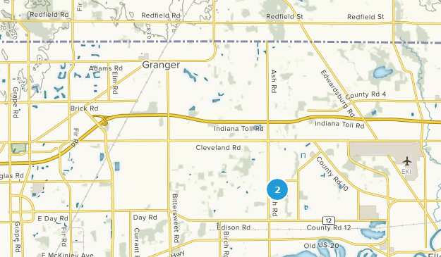 Granger, Indiana Map