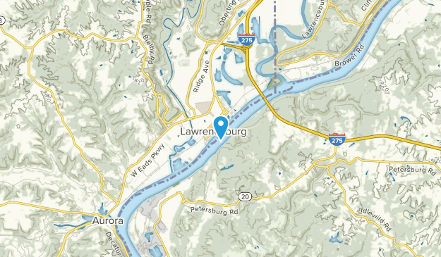 Greendale, Indiana Map