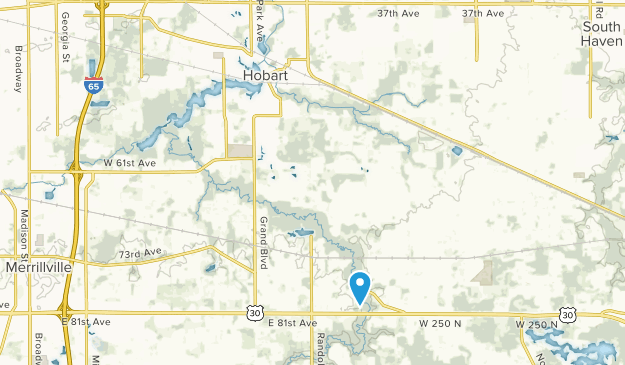 Hobart, Indiana Map