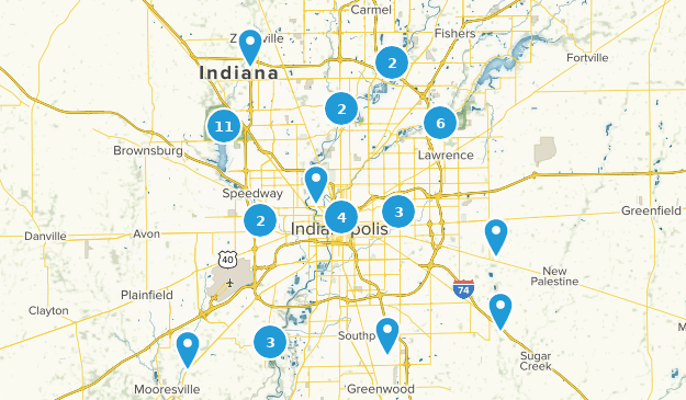 Indianapolis, Indiana Map