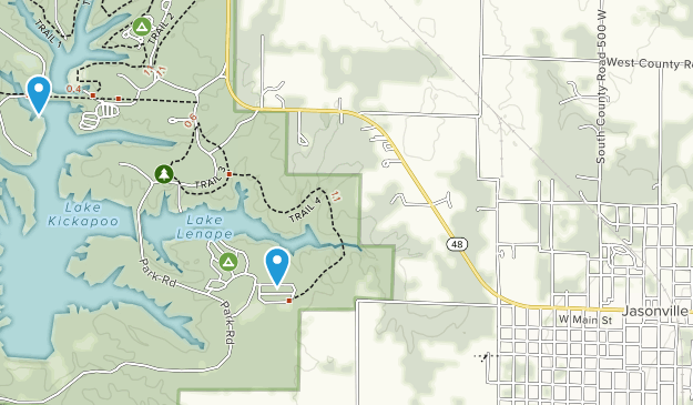 Jasonville, Indiana Map