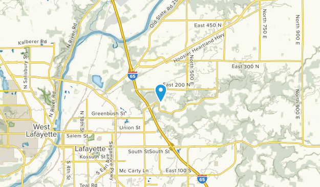 Lafayette, Indiana Map