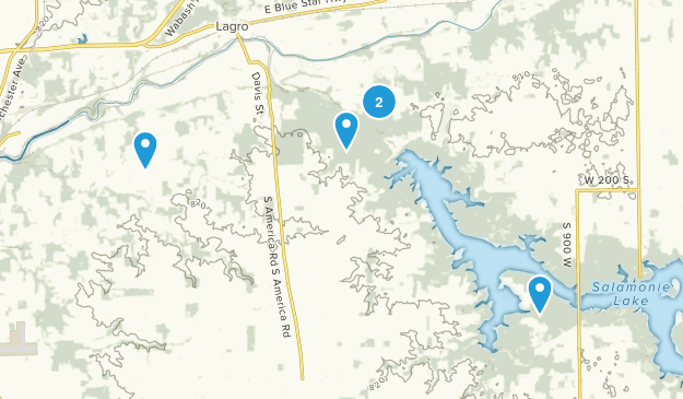 Lagro, Indiana Map