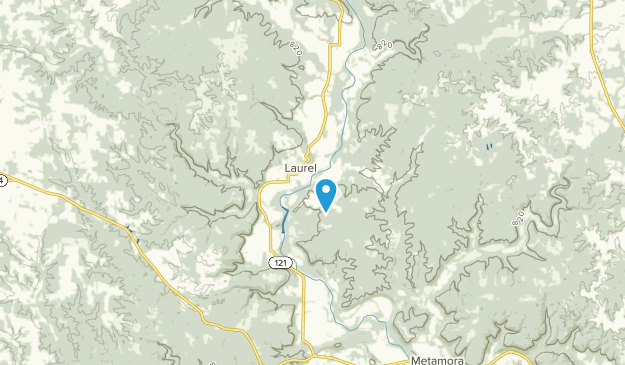 Laurel, Indiana Map