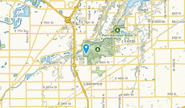 Lawrence, Indiana Map