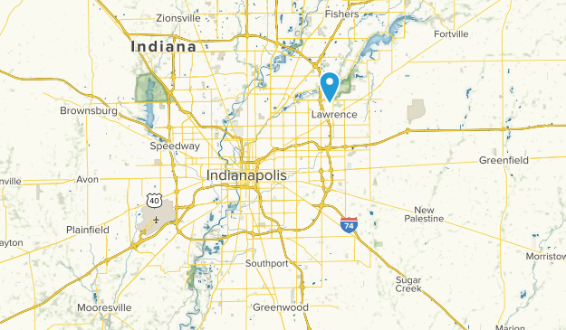 Lawrence, Indiana Map