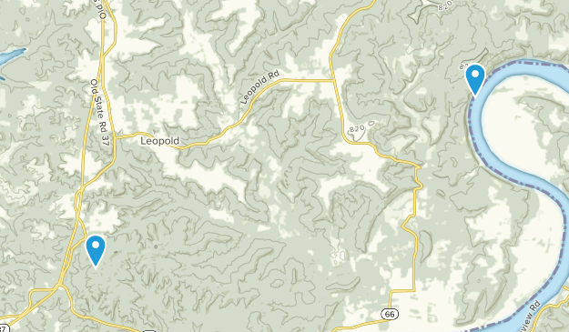 Léopold, Indiana Map