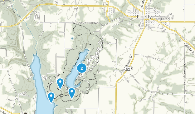 Liberty, Indiana Map