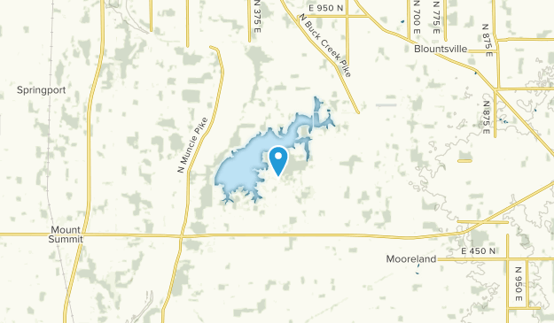 Losantville, Indiana Map