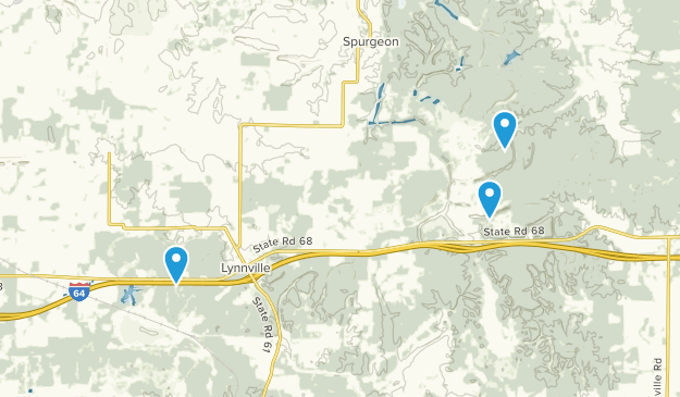 Lynnville, Indiana Map