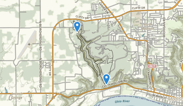 Madison, Indiana Map