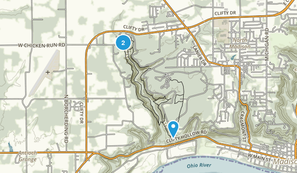 Madison, Indiana Map