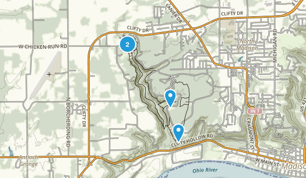 Madison, Indiana Map