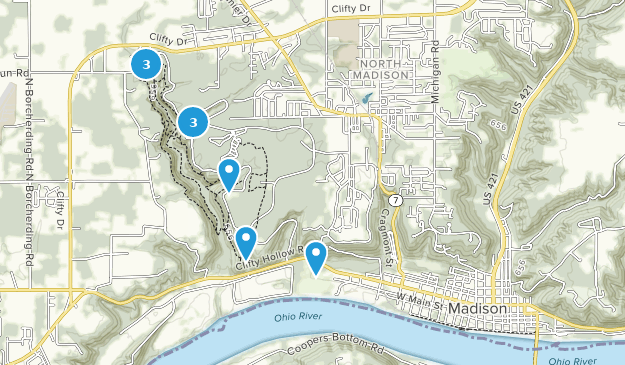 Madison, Indiana Map