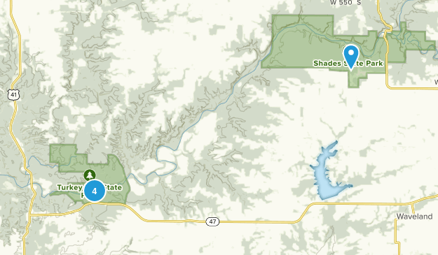 Marshall, Indiana Map