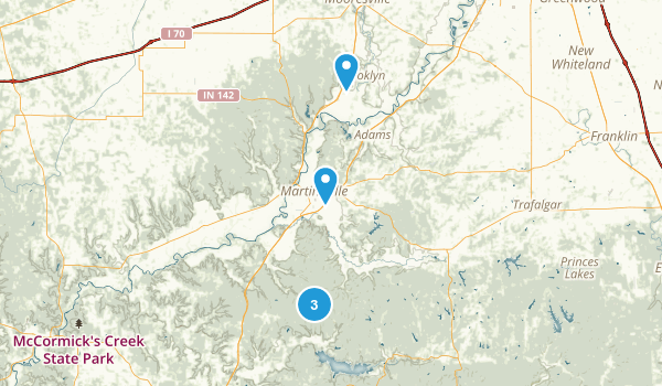 Martinsville, Indiana Map