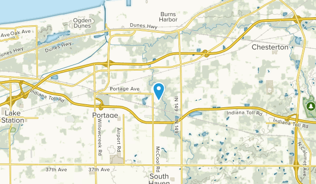 McCool, Indiana Map