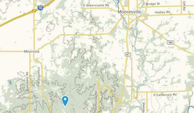 Mooresville, Indiana Map