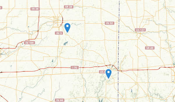 Muncie, Indiana Map