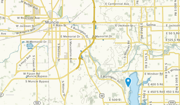 Muncie, Indiana Map
