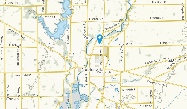 Noblesville, Indiana Map