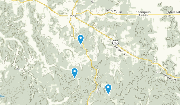 Paoli, Indiana Map