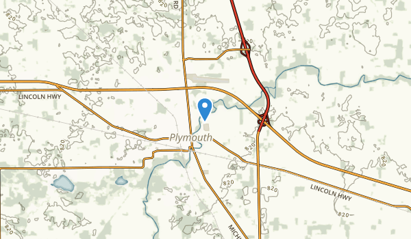 Plymouth, Indiana Map