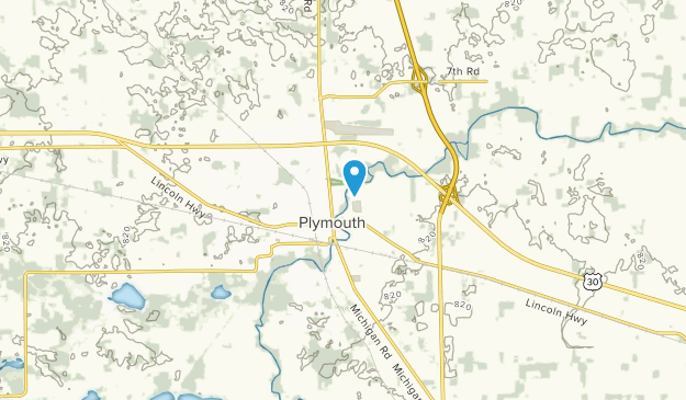 Plymouth, Indiana Map