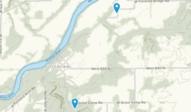 Shawnee, Indiana Map