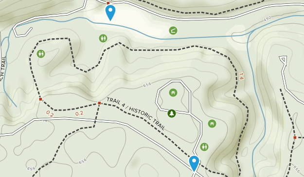 Spring Mill Village, Indiana Map