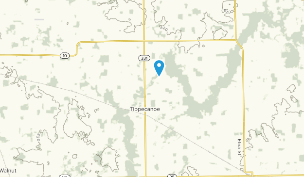 Tippecanoe, Indiana Map