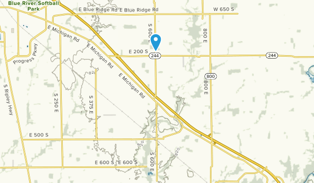 Waldron, Indiana Map