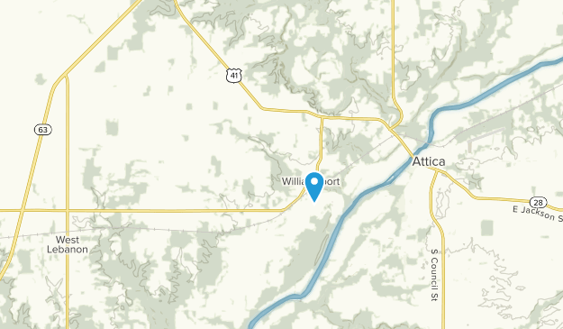 Williamsport, Indiana Map