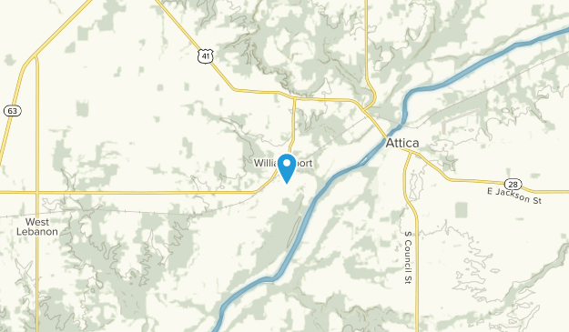 Williamsport, Indiana Map
