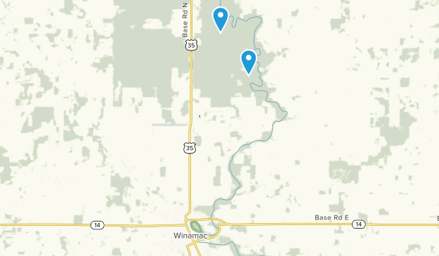 Winamac, Indiana Map