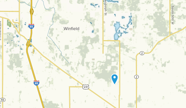 Winfield, Indiana Map