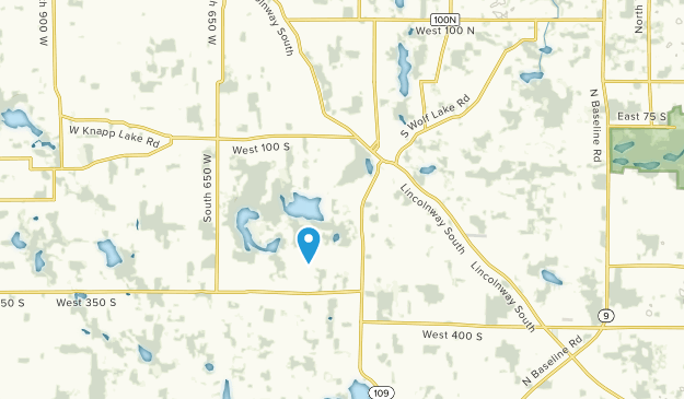 Wolflake, Indiana Map