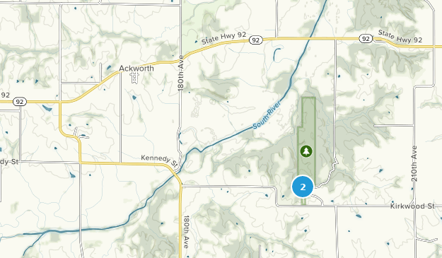 Ackworth, Iowa Map