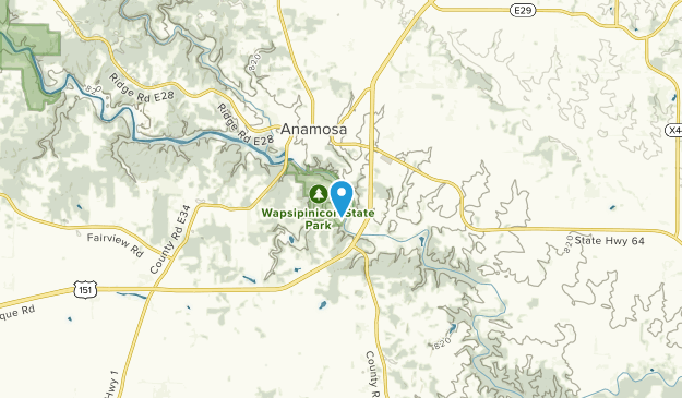 Anamosa, Iowa Map