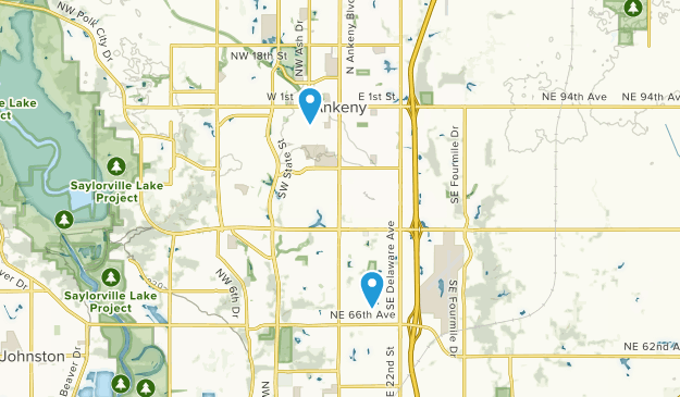 Ankeny, Iowa Map