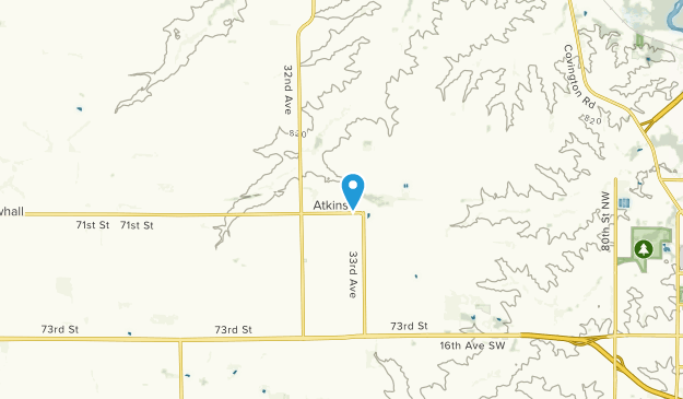 Atkins, Iowa Map