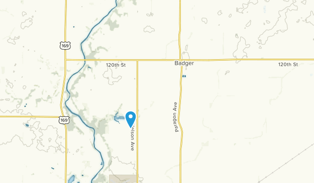 Badger, Iowa Map