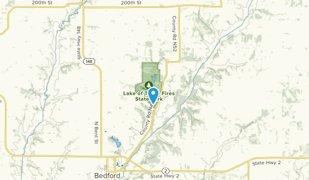 Bedford, Iowa Map